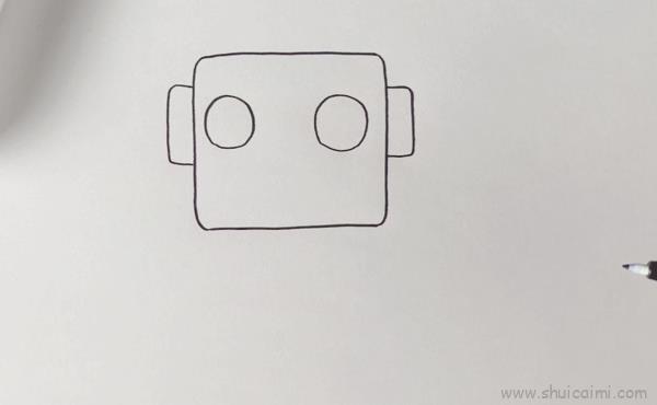 机器人儿童画怎么画 机器人简笔画简单