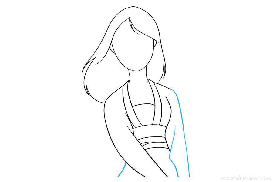 木兰怎么画 木兰简笔画简单彩色