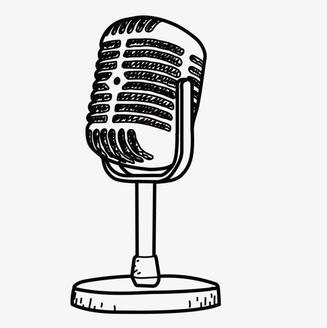 麦克风简笔画 麦克风简笔画彩色
