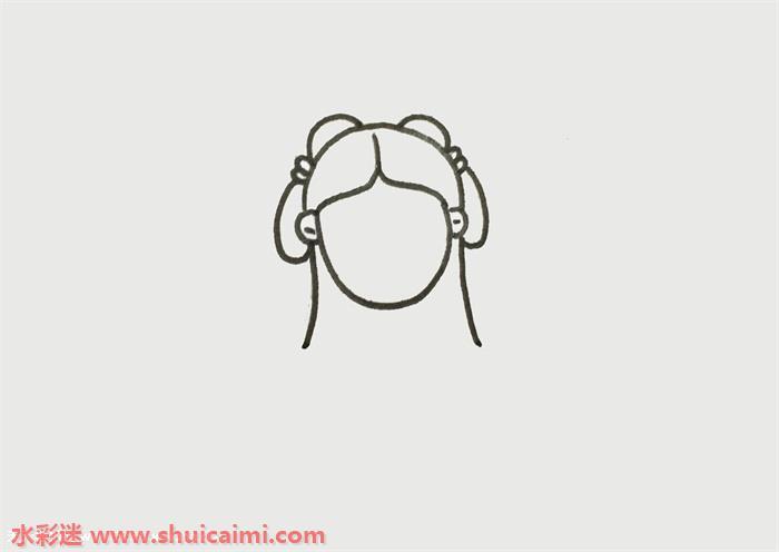 古代公主怎么画 古代公主简笔画图片大全彩色