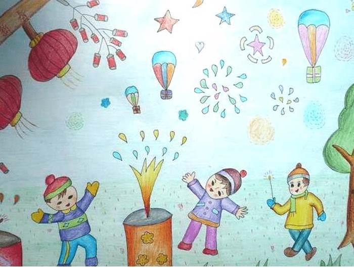 春节简笔画简单又漂亮2023 春节简笔画怎么画