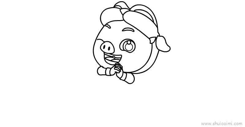 猪猪侠儿童画怎么画 猪猪侠简笔画图片大全