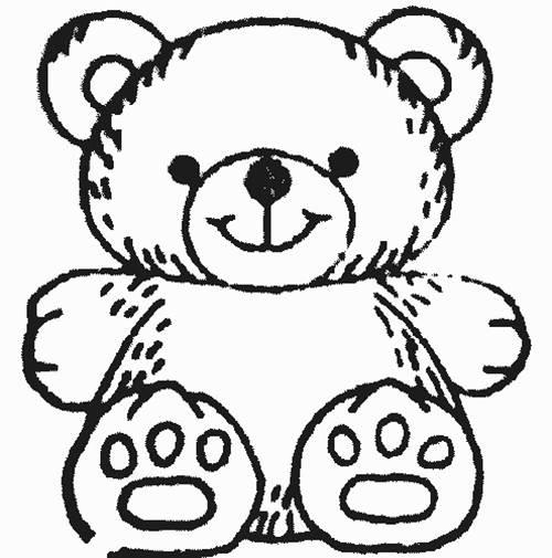 简笔画熊 简笔画熊的画法最简单