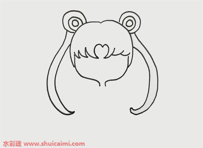 好看的简笔画月亮公主怎么画？