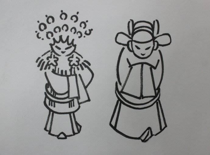 土地公土地婆简笔画 土地公的简笔画