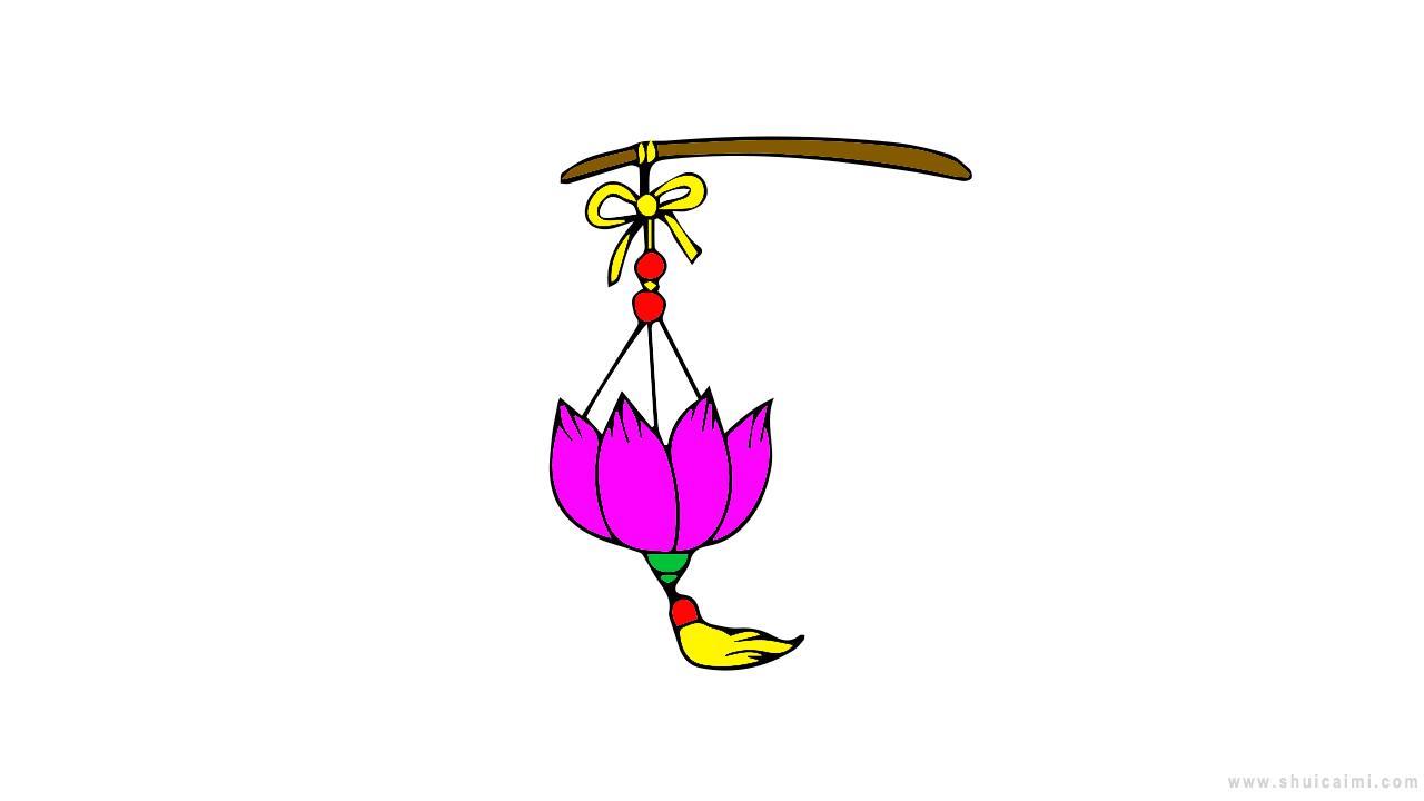 花灯简笔画怎么画 花灯简笔画简单又好看