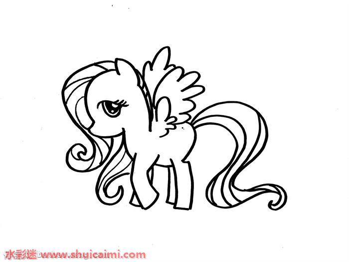 柔柔公主怎么画 柔柔公主简笔画图片大全