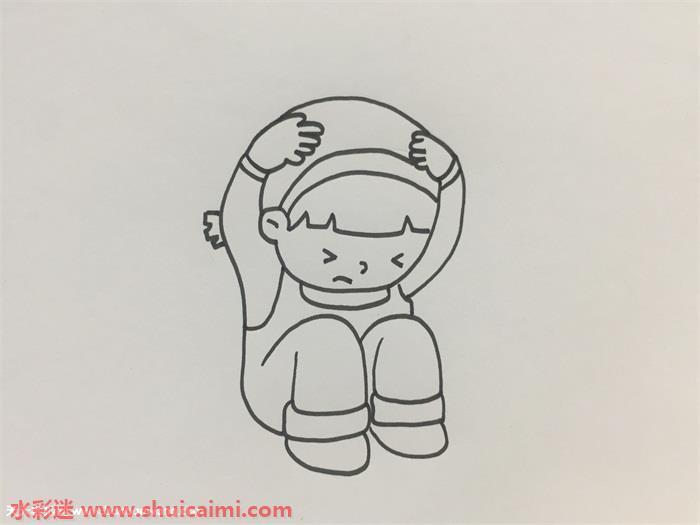 防震减灾怎么画 防震减灾简笔画步骤