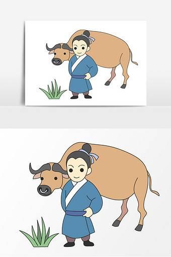 牛郎简笔画 牛郎织女简笔画