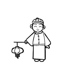 过新年简笔画图片大全 过新年简笔画图片大全彩色