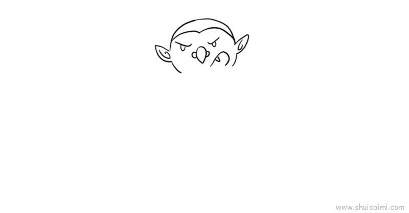 鬼怪人物儿童画怎么画 鬼怪人物简笔画图片大全