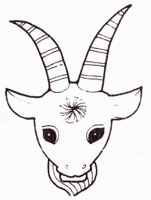 羊头的简笔画图片大全 羊头的简笔画图片大全带颜色