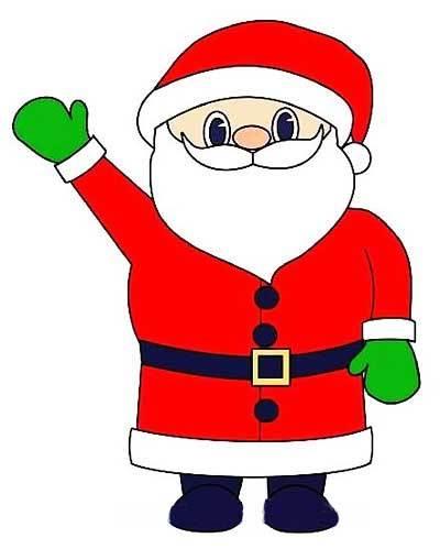 圣诞老人简笔画 圣诞老人简笔画可爱