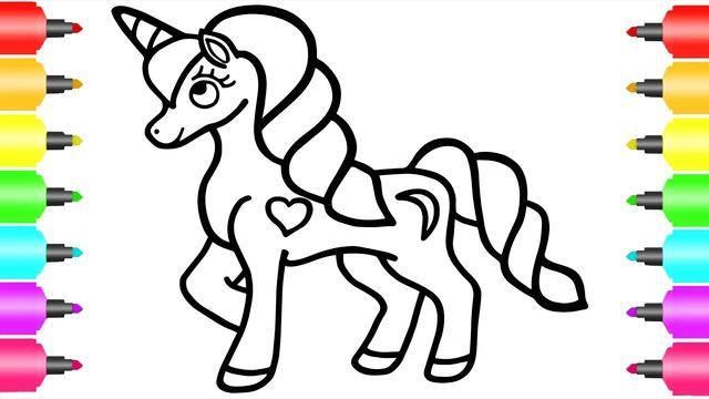 小马 简笔画 小马简笔画怎么画