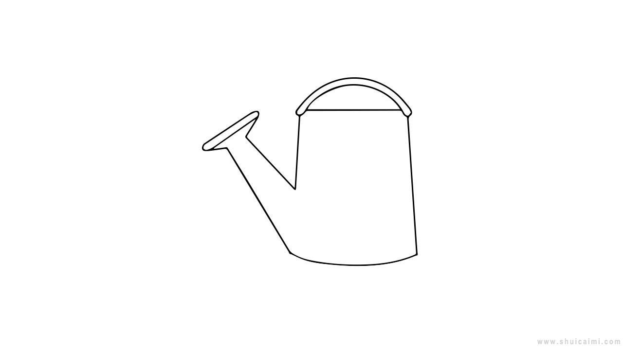 浇花壶简笔画怎么画 浇花壶简笔画顺序