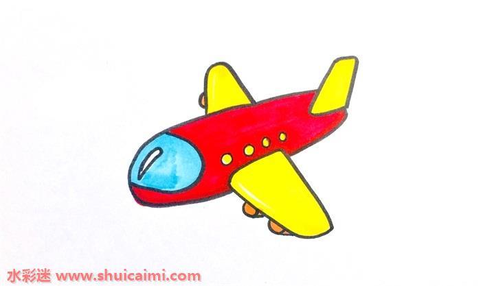 飞机怎么画 飞机简笔画画法