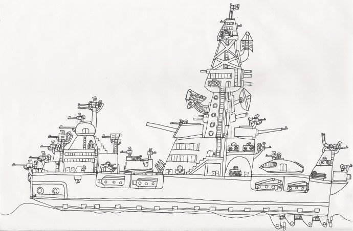 航空母舰简笔画 航空母舰简笔画怎么画又帅气