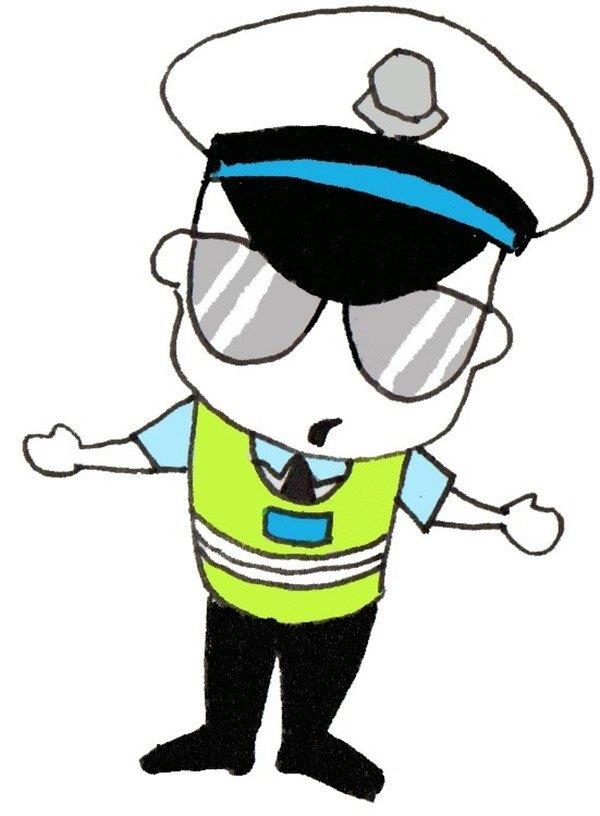 警察的简笔画怎么画 警察的简笔画图片大全