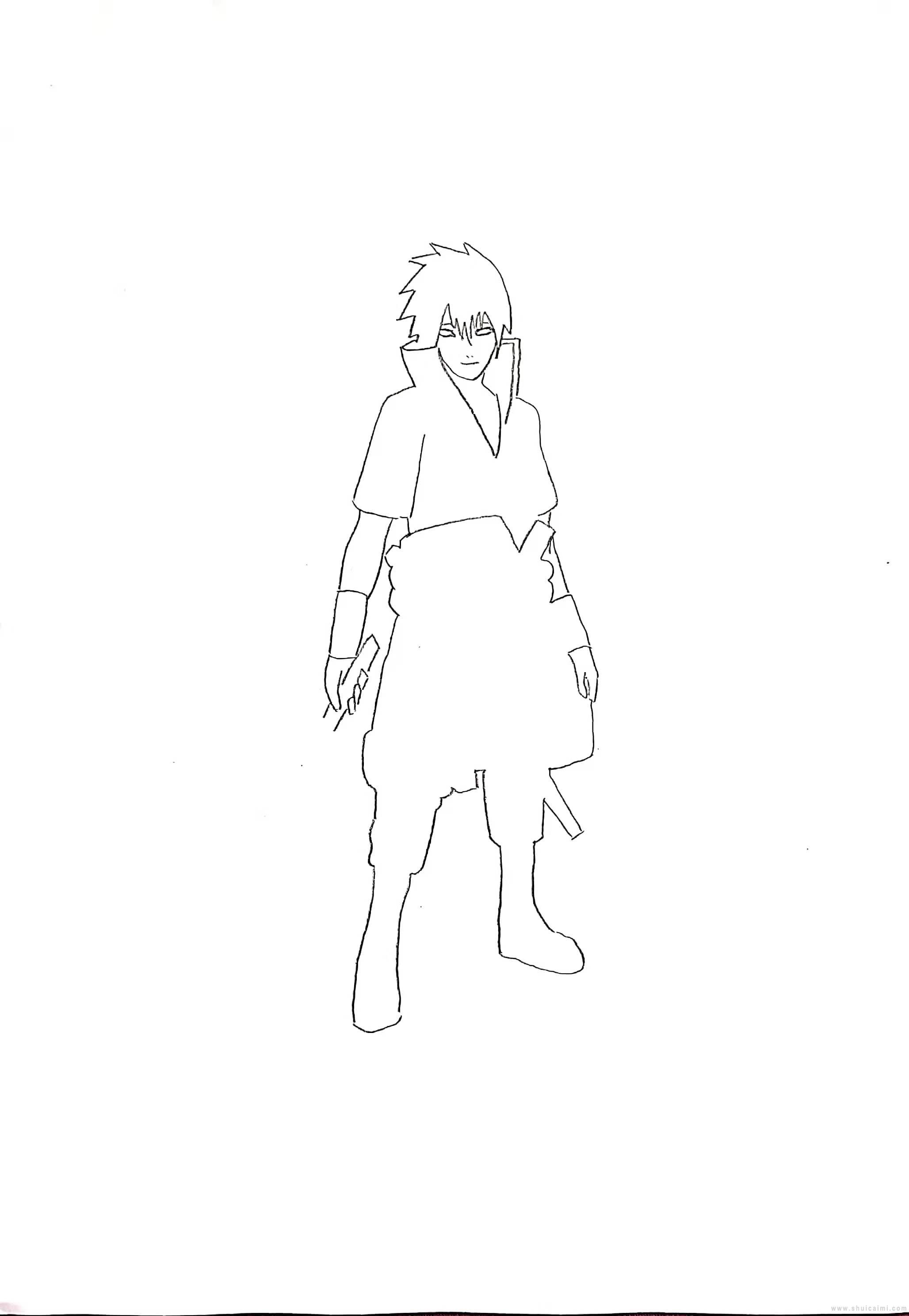 佐助简笔画怎么画 佐助简笔画好看