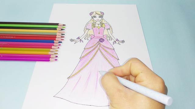 简笔画小公主 简笔画小公主怎么画