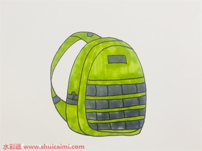 三级包怎么画 三级包简笔画漂亮卡通
