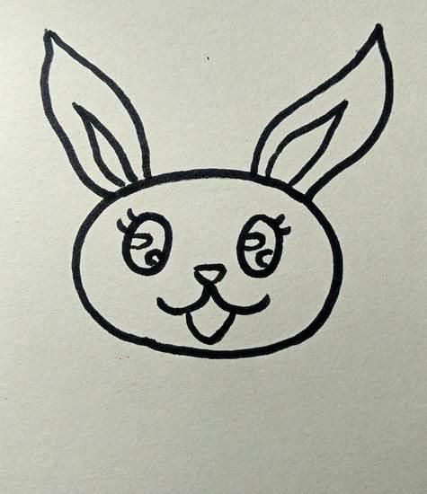 小兔子的简笔画 小兔子的简笔画
