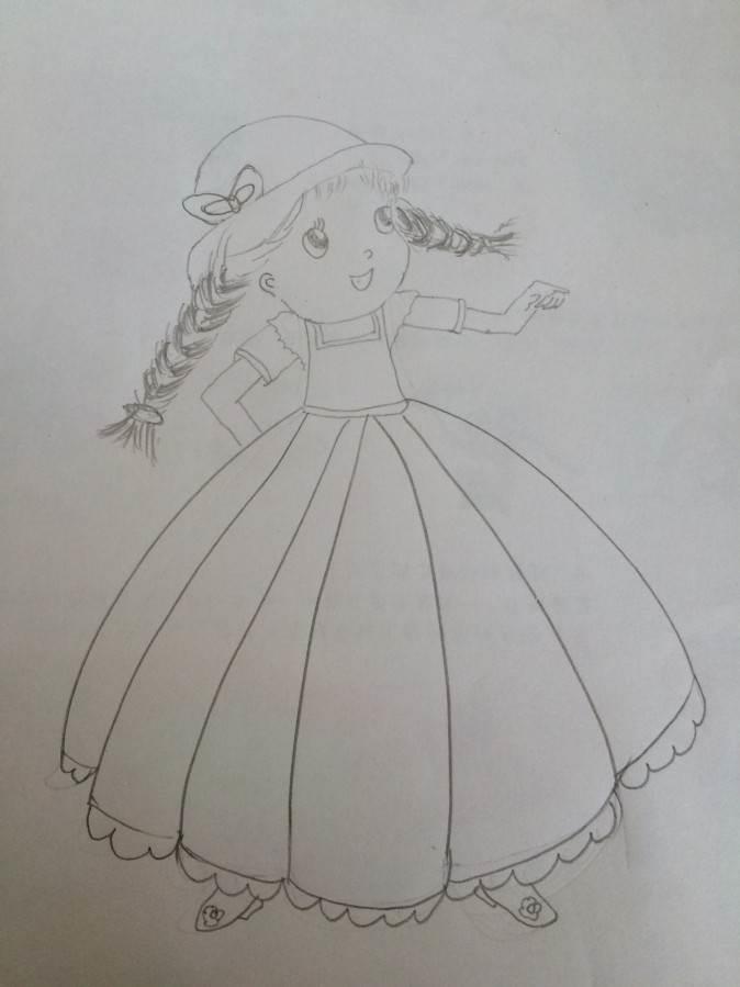 小红帽简笔画 小红帽简笔画简单又漂亮