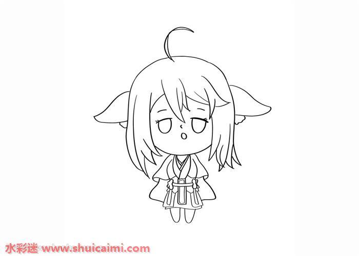 涂山红红怎么画 涂山红红简笔画简单易画