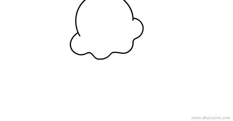 水母儿童画怎么画 水母简笔画图片大全