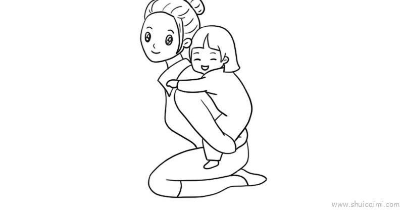 母亲节该儿童画怎么画 母亲节该简笔画简单