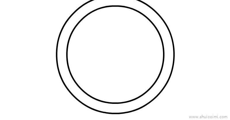 盘子创意儿童画怎么画 盘子简笔画图片