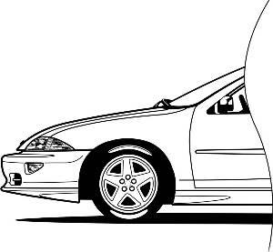 开车的简笔画图片大全 开车的简笔画图片大全彩色