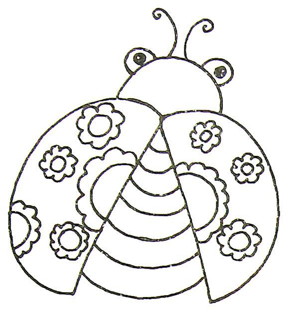 七星瓢虫简笔画 七星瓢虫简笔画图片大全