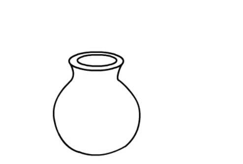 花瓶简笔画 花瓶简笔画彩色