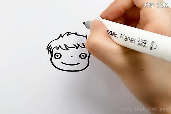 波妞简笔画怎么画 波妞简笔画图片大全