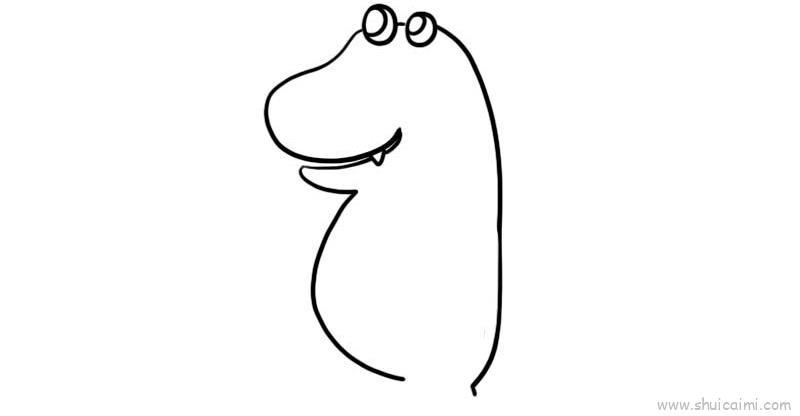 照镜子儿童画怎么画 照镜子简笔画画法