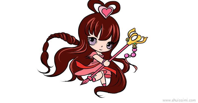 7个叶罗丽仙子王默儿童画怎么画 7个叶罗丽仙子王默简笔画好看