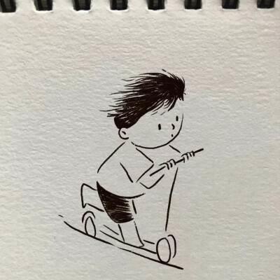 小男孩简笔画图片大全 平头小男孩简笔画图片大全