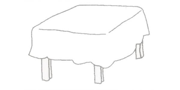 桌子简笔画 桌子简笔画图片大全