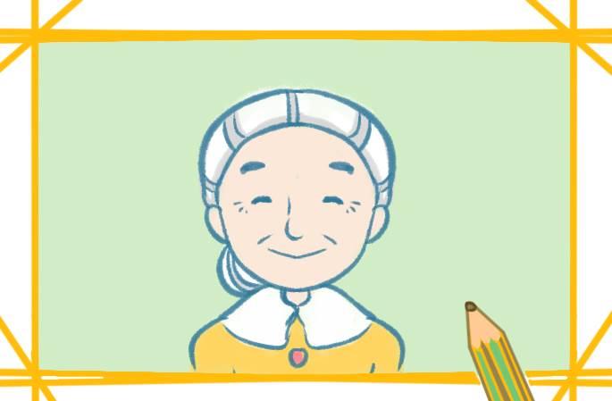 奶奶的简笔画 奶奶的简笔画简单又漂亮