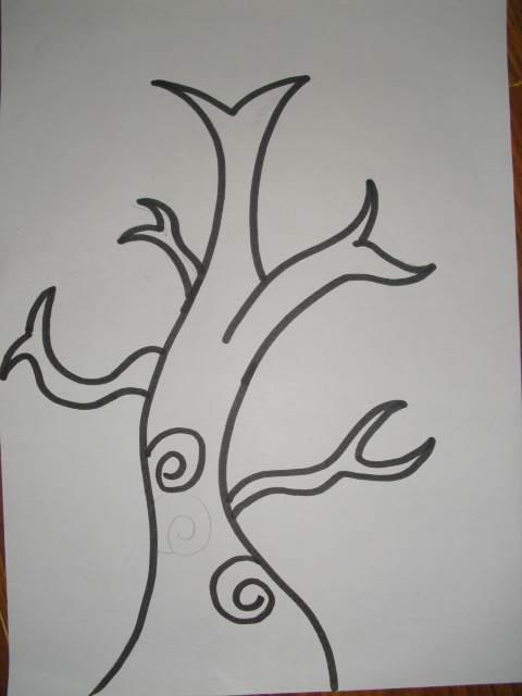 树干简笔画 树干简笔画简单又好看