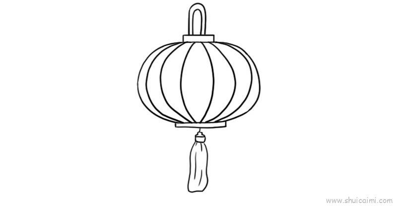 新春红灯笼儿童画怎么画 新春红灯笼简笔画简单