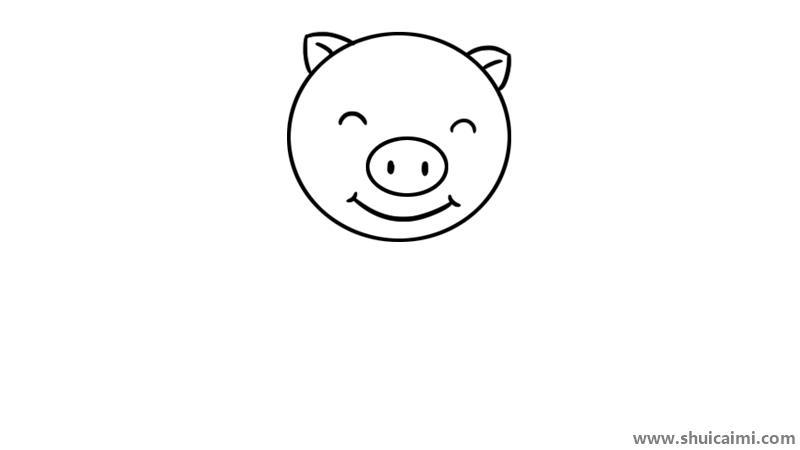 猪简笔画怎么画 猪简笔画好看