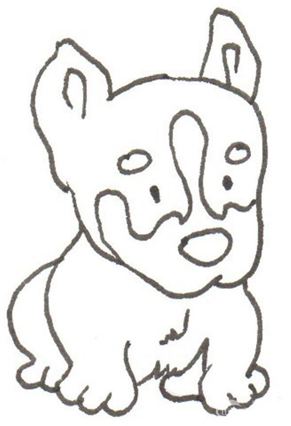 哈士奇的简笔画怎么画 哈士奇的简笔画图片大全