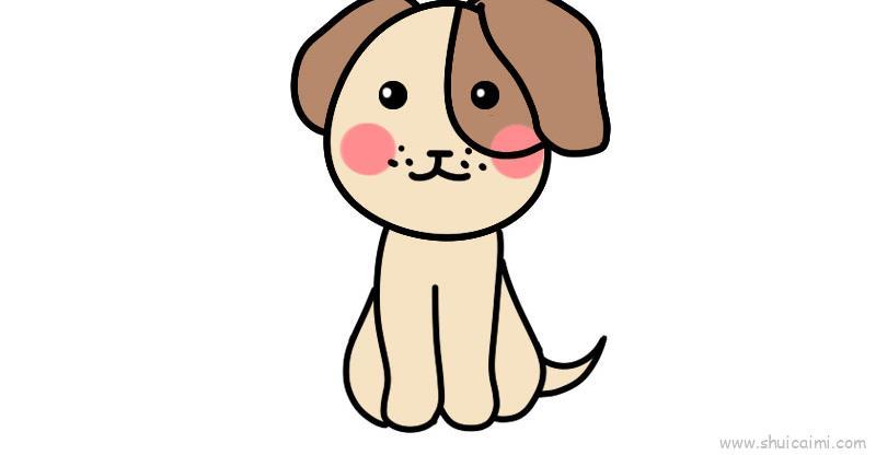 狗儿童画怎么画 画狗简笔画图片大全