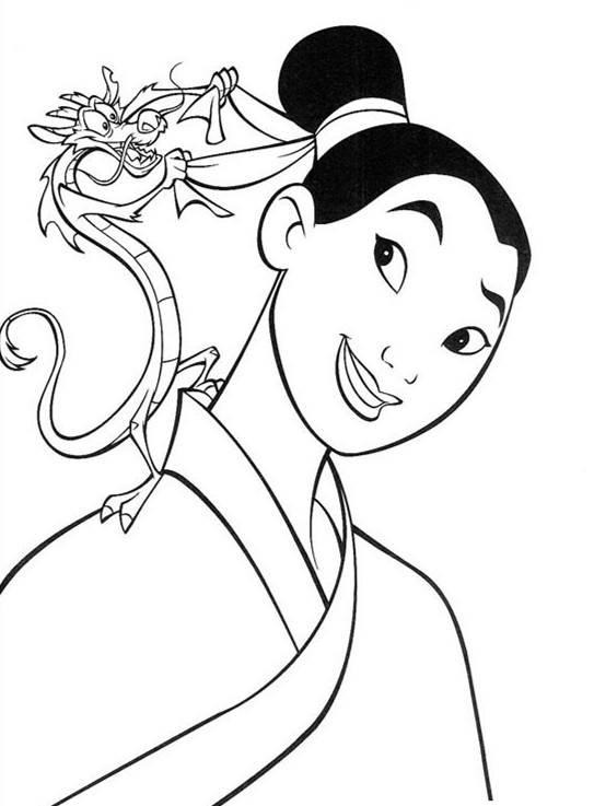 花木兰简笔画图片大全 花木兰简笔画图片大全可爱