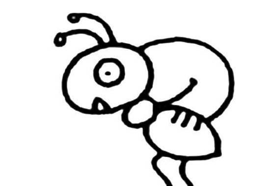 蚂蚁简笔画图片大全 蚂蚁简笔画图片大全可爱