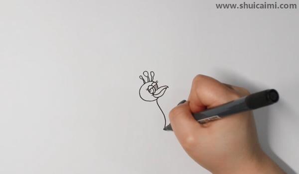 孔雀简笔画怎么画 孔雀简笔画图片大全