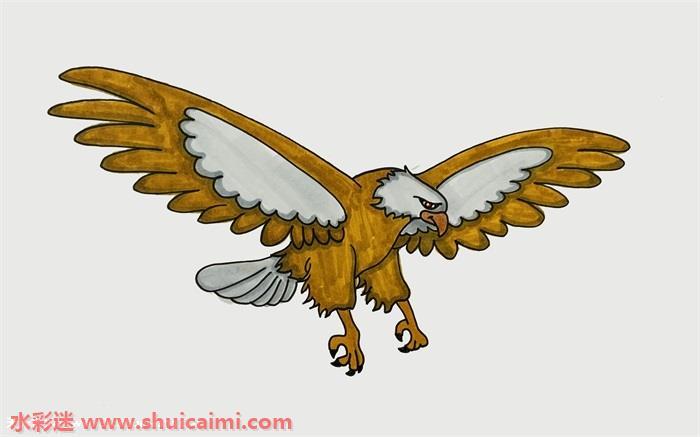 老鹰霸气怎么画 霸气老鹰简笔画画法