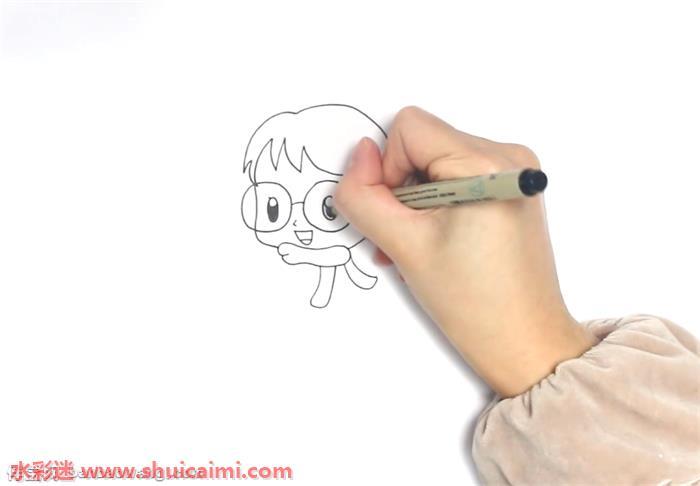 哈利波特怎么画 哈利波特简笔画步骤图